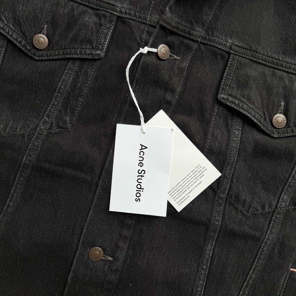 Acne Dark Denim Jacket - Picture 3 of 8